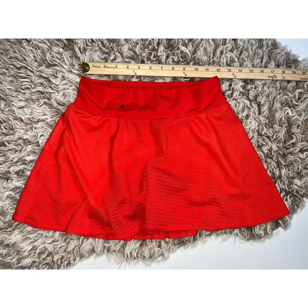 Adidas women’s Stella McCartney women’s red tennis shirt - Picture 8 of 15